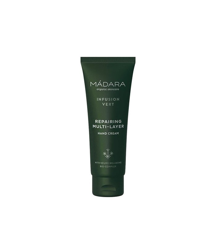 Madara Infusion Vert Repairing Multi-Layer Hand Cream 75ml tube – luxury hand repair treatment