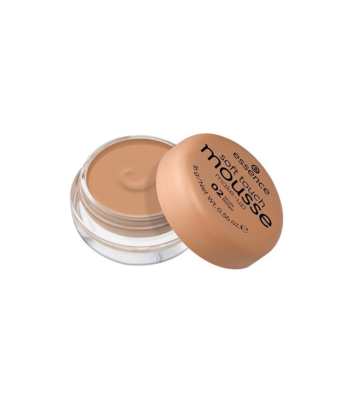 Essence Soft Touch Mousse Make-Up compact with mirror and sponge